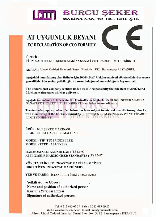 Uygunluk Beyanı